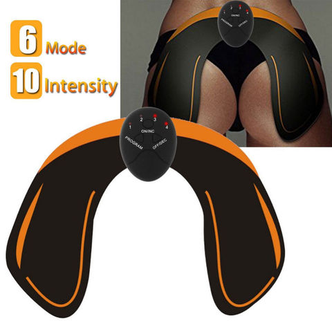 6 modos EMS entrenador de cadera estimulador de músculo Buttock máquina de masaje de elevación Abs Fitness Levantamiento de trasero tóner masajeador de intensidad de entrenamiento ► Foto 1/6