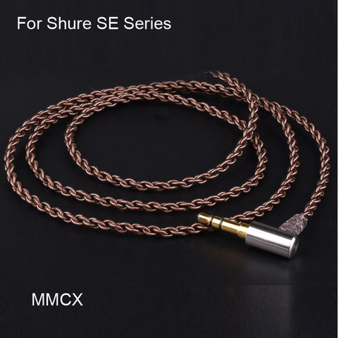 Cable de resina para auriculares ie40, accesorio para Shure mmcx se215 535se846DIY, cobre y cristal, actualización de línea fever ► Foto 1/5