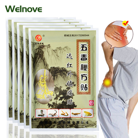 8 unids chino tradicional yeso Wudu Mifang corbata masaje muscular relajación Capsicum hierbas yeso dolor C504 ► Foto 1/6