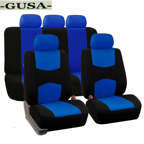 9 Uds de frente para asiento trasero de coche Universal fundas de asientos de coche para koleos laguna logan sandero senia tableta amortiguador Tech accesorio beige Rojo Negro compruebe Tartan tableta amortiguador duster ► Foto 1/6