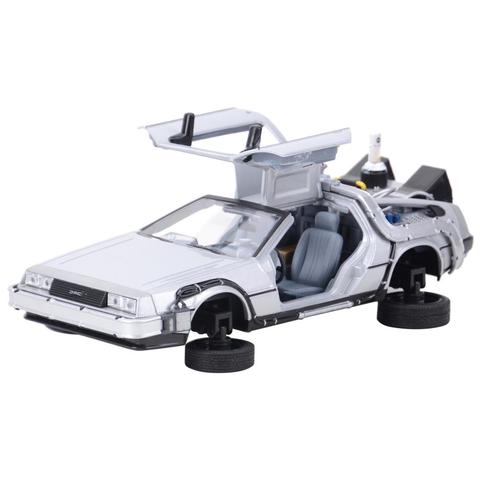 Welly 1:24 DMC-12 DeLorean máquina del tiempo volver al futuro coche estática vehículos de fundido a presión modelo coleccionable coches de juguete ► Foto 1/3