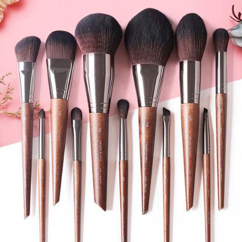 Serie de brochas para Maquillaje facial de Ojos de princesa, 1 Uds., brocha para sombra de ojos estilo europeo Vintage, polvo suelto de manchas, base de maquillaje, rubor ► Foto 1/6