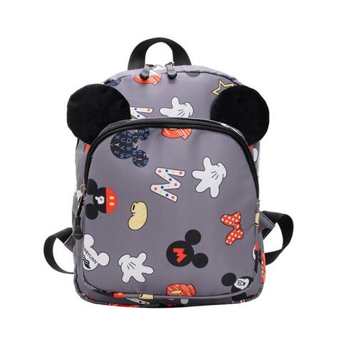 Mochila de moda de Disney para niños y niñas, morral Escolar de Mickey Mouse para guardería, morral de viaje pequeño de 3 a 6 años ► Foto 1/6