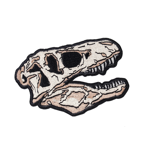 Parche bordado táctico de calavera Tiranosaurio Rex, ropa militar de animales para rayas, pegatinas, apliques de ropa/mochila/sombrero ► Foto 1/6