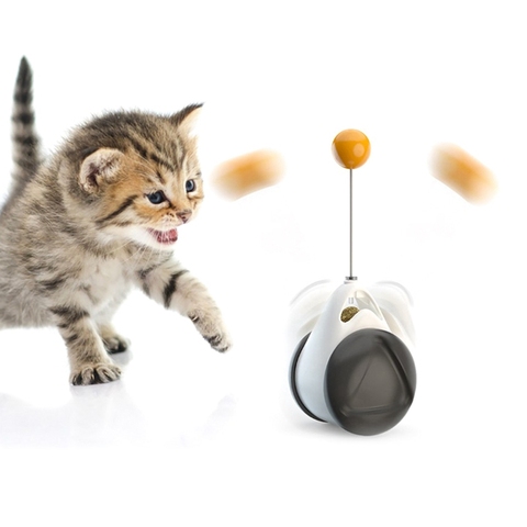 Gato vaso de juguete de plástico de juguete de Catnip juguete interactivo para gatos irregular Rotatin gato juguetes para gatos gatito ► Foto 1/6