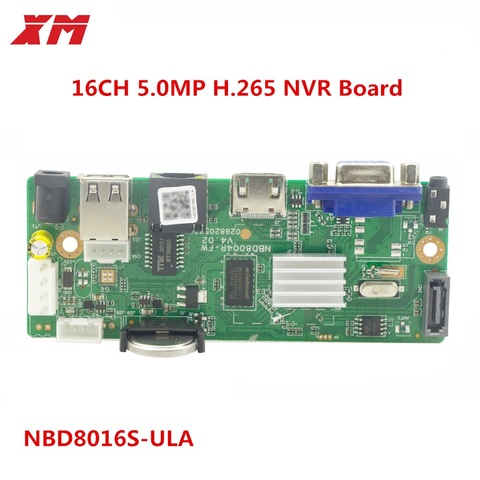 Grabadora de vídeo de red XM 1080 MP 16 Ch NVR H.265 16 canales P NVR, salida HDMI, placa NVR, soporte Onvif, monitorización móvil ► Foto 1/6