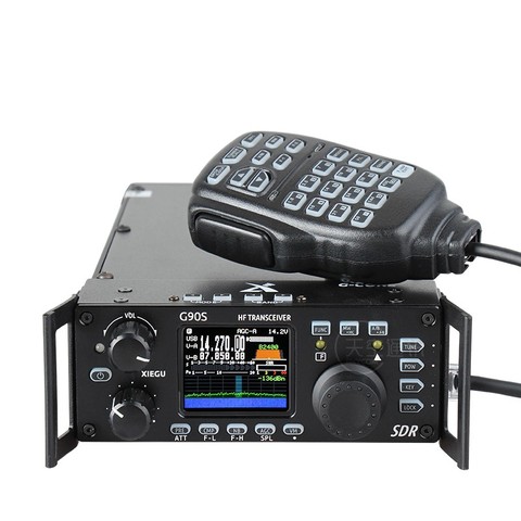 Más reciente del Firmware Xiegu G90 HF transmisor de Radio Amateur 20W SSB/CW/AM/FM 0,5-30MHz SDR estructura con construido en antena de automóvil sintonizador ► Foto 1/6