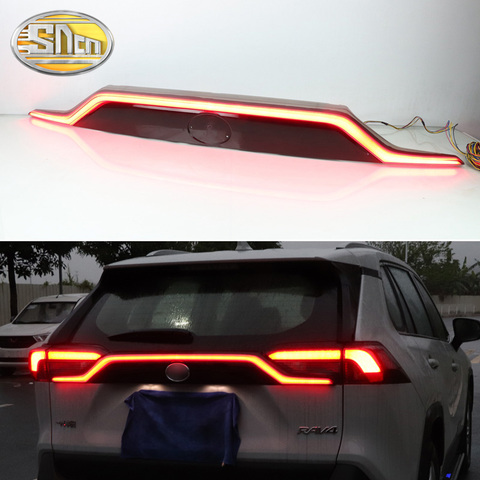 Luz trasera para parachoques trasero y maletero de coche, foco LED antiniebla trasero, luz de freno, Reflector dinámico de señal de giro para Toyota RAV4 RAV 4 2022 ► Foto 1/6