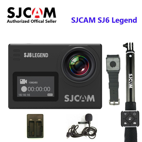 Sjcam sj6 Legend 4 K 24fps Cámara de Acción a distancia 30 m impermeable deportes DV 2.0 pantalla táctil camcoder casco con accesorios ► Foto 1/6