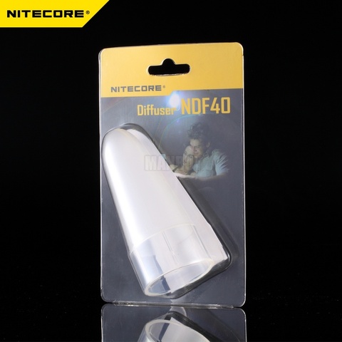 ¡Superventas! difusor NITECORE NDF40 adecuado para la cabeza de la linterna de 40mm Kit de viaje de la lámpara de la linterna EA4 EA41 MH27 MH25GT CR6 CU6 ► Foto 1/5