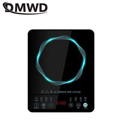 Horno electromagnético portátil para el hogar DMWD 220 V, W 2100, 10 engranajes, estufa eléctrica resistente al agua, placa calefactora, sincronización inteligente para cita ► Foto 1/4