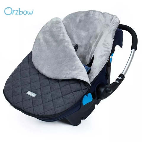 Orzbow-cesta de invierno para bebé, funda para asiento de coche, saco de dormir cálido, saco de cochecito para bebé, funda portabebés impermeable para recién nacido ► Foto 1/6