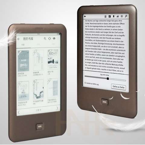 Lector de e-Book con luz integrada, WiFi, e-ink, pantalla táctil de 6 pulgadas, 1024x758, lector de libros electrónicos ► Foto 1/6