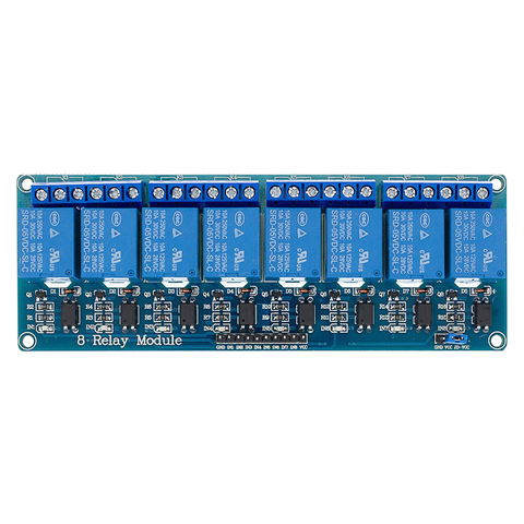 1 unids con optoacoplador 8 canales 8 canales módulo relé panel de control de PLC de 5 V para ► Foto 1/1