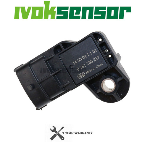 Sensor de presión para coche Chevrolet BYD F0 Honda Civic Jazz Stream, Colector de admisión de 0261230217, 9470519 ► Foto 1/4