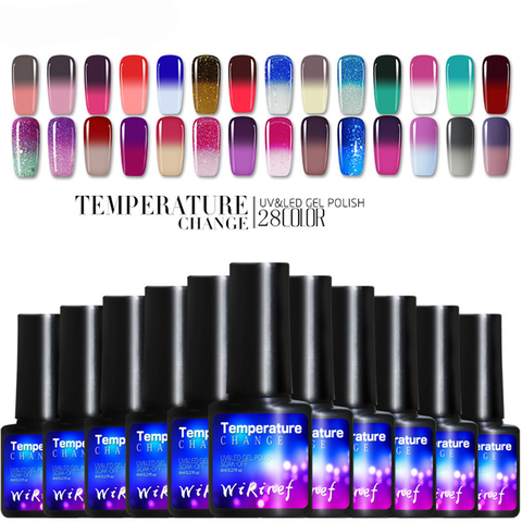 Wisinef-esmalte de uñas en Gel, 8ml, cambio de Color con la temperatura, híbrido, mágico, semipermanente, TSLM1 ► Foto 1/6