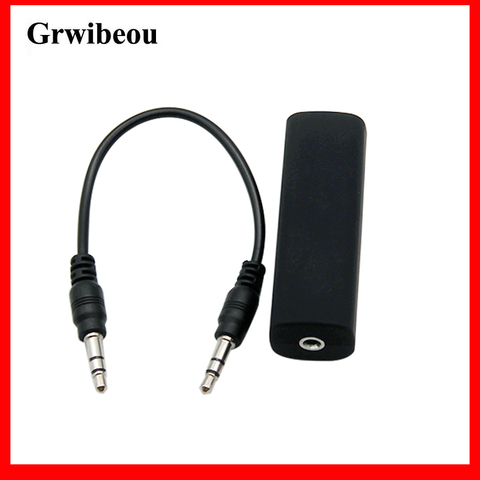 GRWIBEOU-aislador de ruido de bucle de tierra, Cable auxiliar portátil de 3,5mm para sistema de Audio de coche, seguridad antiinterferencia, estéreo para el hogar ► Foto 1/6