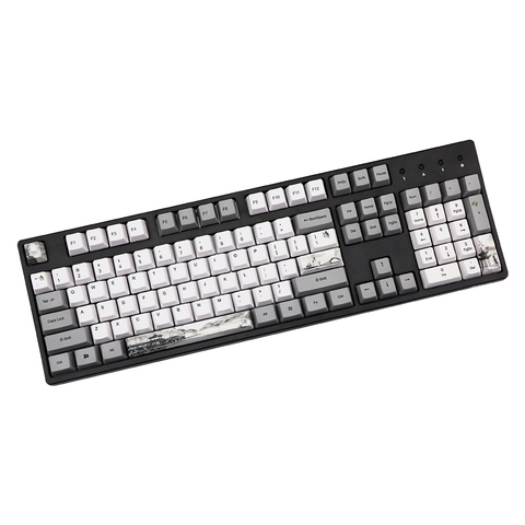 Tapa de tecla de tinta PBT para interruptores MX, teclas de perfil OEM para teclado TKL87/122, subcama, 108 teclas ► Foto 1/6