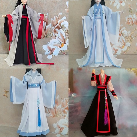 1/6, 1/4, 1/3, escala BJD o muñeca ropa antiguo traje Hanfu para BJD/SD OB27 YOSD MSD SSDF fuerte tío accesorios C0687 ► Foto 1/6