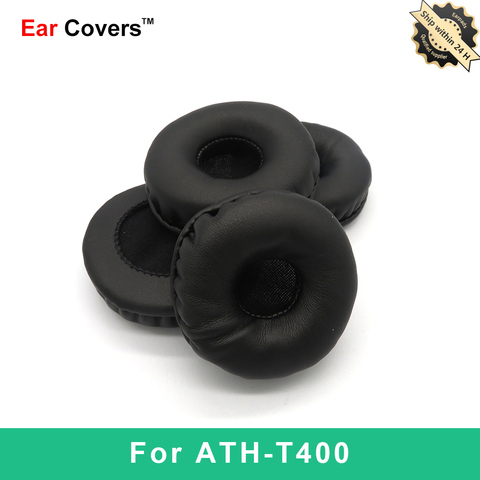 Almohadillas para auriculares de Audio Technica ATH T400 ATH-T400, almohadillas de repuesto para auriculares, almohadillas de espuma de cuero PU ► Foto 1/6