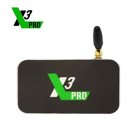 X3 PRO X3 cubo Amlogic S905X3 Android TV Box 4GB DDR4 16GB 32GB ROM 2,4G 5G WiFi 1000M LAN 4K HD reproductor de medios ► Foto 1/1