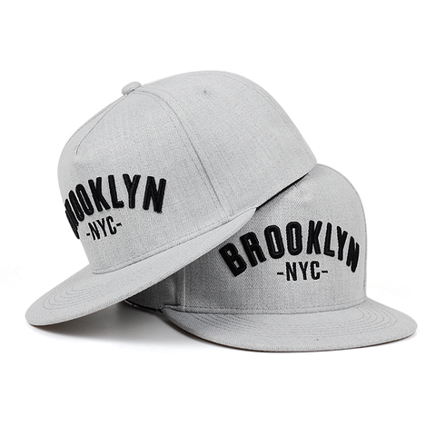 Gorra bordada con letras de BROOKLYN 2022 para hombre, gorra de algodón de moda, % sombrero ajustado para deporte al aire libre, gorras de béisbol hip hop ► Foto 1/6