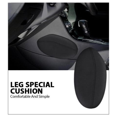 Cojín Universal de cuero para asiento de coche, almohada de apoyo para las piernas, de apoyo para los muslos ► Foto 1/6