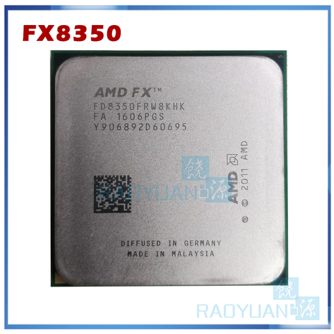 AMD-procesador de CPU serie FX, FX-8350 FX 8350, 4,0G, ocho núcleos, 125W, FD8350FRW8KHK, enchufe AM3 + ► Foto 1/1