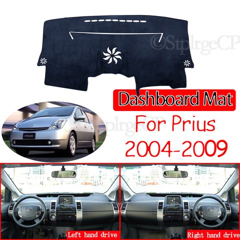 Alfombrilla antideslizante para Toyota Prius 20, 2004, 2005, 2006, 2007, 2008, XW20, almohadilla de la cubierta del tablero, parasol, accesorios para coche ► Foto 1/6