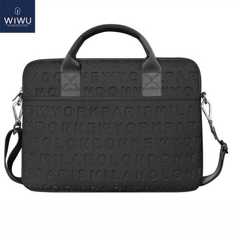 WIWU-Bolso de hombro impermeable para ordenador portátil, bandolera para MacBook Pro de 16 pulgadas, a la moda, ligera, 13,3 ► Foto 1/6