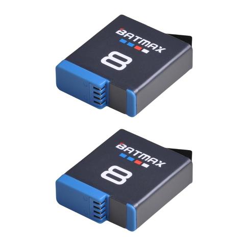 Batería de 1680mAh para Gopro Hero 8, paquete de batería negra Akku AHDBT-801 Hero 8, accesorios para Gopro, 2 uds. ► Foto 1/6