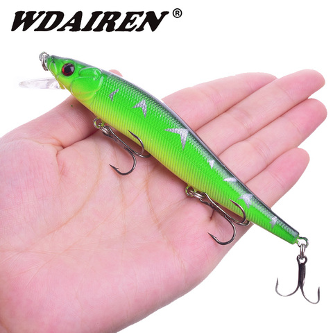 WDAIREN Señuelos de Pesca 14g/22,5g Minnow señuelos 5 Color de alta calidad duro señuelo Crankbait aparejos de pesca Wobbler venta al por mayor ► Foto 1/6