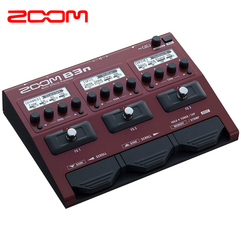 Zoom b3n bajo multifunción pedal multi efecto procesador para basists ► Foto 1/1