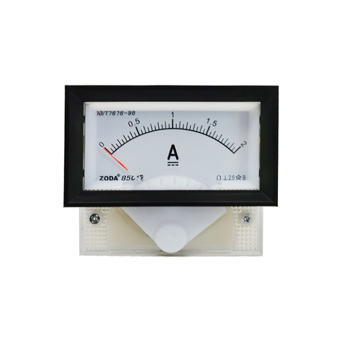 Panel de medidor analógico de corriente, amperímetro con derivación 70x40MM, 85C17-A 5A 10A 50A/75mV 300A/75mV DC, 1 unidad ► Foto 1/6