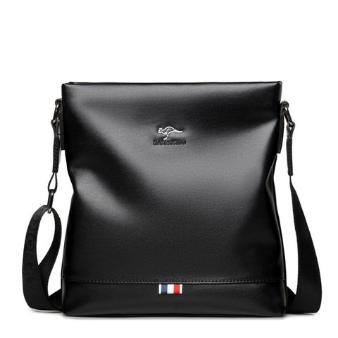 Bolsos de mensajero informales para hombre, bandoleras masculinas de marca de lujo, bolsos cruzados para hombre de negocios, bolso de mano de cuero suave ► Foto 1/6