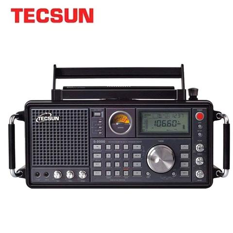 TECSUN-Radio portátil S-2000 HAM SSB, doble conversión, PLL, FM/MW/SW/LW, banda aérea, aficionado, 87-108 MHz/76-108 MHz, Radio por Internet ► Foto 1/6