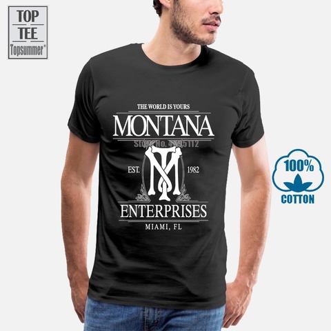 Camiseta de manga corta para hombre y mujer, camiseta de Tony Montana, camiseta guay ► Foto 1/6