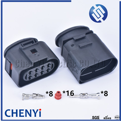 Conector impermeable automático para luz trasera de Radar, juego de 8 pines, 3,5mm, 8D0973834, 8D0973734, 8D0, 973, 834, 8D0, 973, 734, para VW, Audi ► Foto 1/6