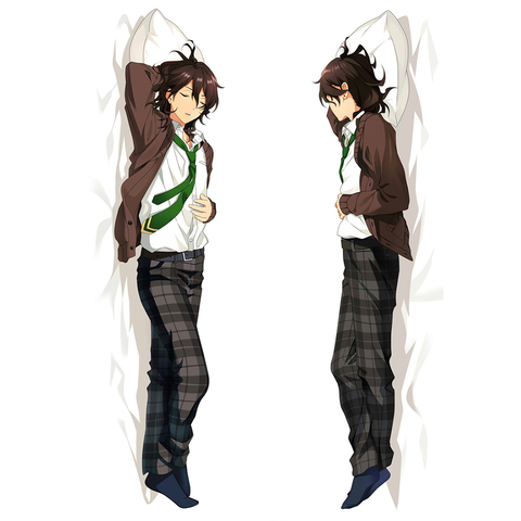 Anime juego conjunto de estrellas Hidaka Hokuto Dakimakura funda para almohada Isara Mao hombre casa ropa de cama funda de almohada ► Foto 1/5