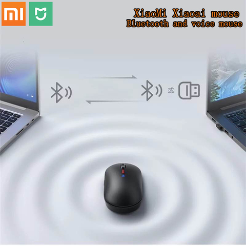 Xiaomi-ratón inalámbrico Xiaoai BT/2,4 GHz, USB, Tipo C, Ricaricabile, modo Dual, para ordenador, portátil, del P ► Foto 1/6