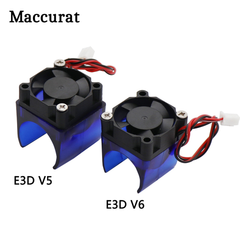 E3D V5 V6 12V 24V ventilador de refrigeración con soporte de ventilador, carcasa de conducto protector j-head Hotend para Módulo de soporte de extrusora de impresora 3D ► Foto 1/6