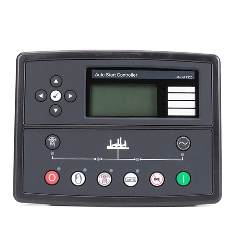 Controlador de generador automático DSE7320, panel DSE 7320 ATS, pantalla lcd remota eléctrica, pieza genset ► Foto 1/5