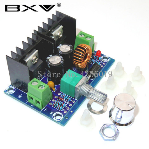 XH-M401 DC-DC convertidor Buck de reducción de módulo de fuente de alimentación XL4016E1 PWM ajustable 4-40V a 1,25-36V regulador de voltaje 8A 200W ► Foto 1/1