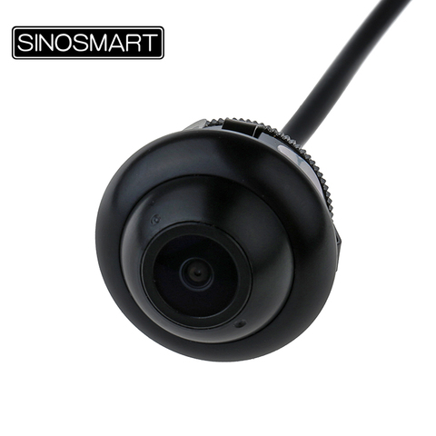 SINOSMART-espejo retrovisor giratorio de 360 grados, cámara frontal y lateral trasera con lente ajustable de aleación de aluminio ► Foto 1/3