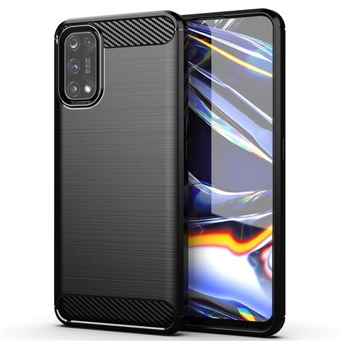 Para OPPO Realme 7 Pro funda para Realme 7 Pro cubierta armadura a prueba de golpes de silicona suave parachoques trasero del teléfono para OPPO Realme 7 Pro Fundas ► Foto 1/6