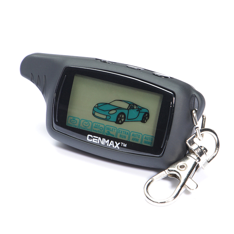 CENMAX ST-8A-mando a distancia LCD para coche 8A, mando a distancia, 2 vías, sistema de alarma para coche/transmisor AM, versión rusa ► Foto 1/5