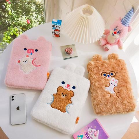 Funda para Ipad pro 11, nueva de Corea, oso bonito para chicas, air1/2/2022 3/4 9,7 10,2 pulgadas, tableta de viaje, bolsita de negocios, 10,5 ► Foto 1/6