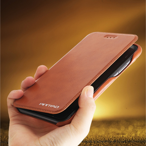 Funda abatible de cuero de lujo para LG G7 V30 V40, funda tipo billetera para LG G7 V30 V40, funda con soporte y función de tarjetero ► Foto 1/6