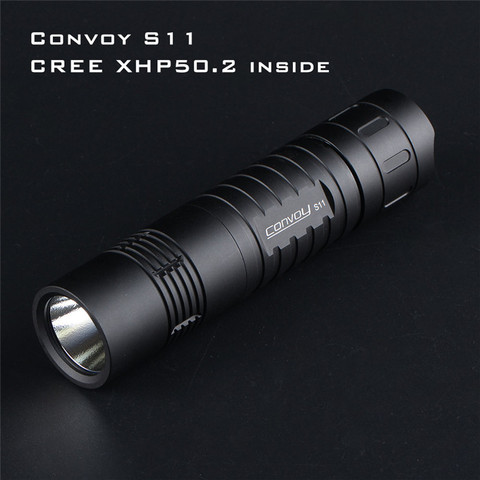 Convoy-linterna LED S11 Cree XHP50.2, potente linterna táctica para exteriores, Mini antorcha EDC, luz de búsqueda, potente batería By18650 ► Foto 1/6