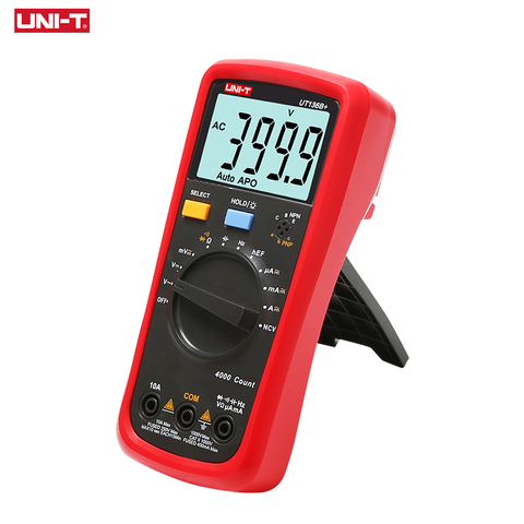 UNI-T UT136B + multímetro Digital rango automático AC/DC 1000 V/10A DMM Ohm capacitancia frecuencia de resistencia Diod probador ► Foto 1/5